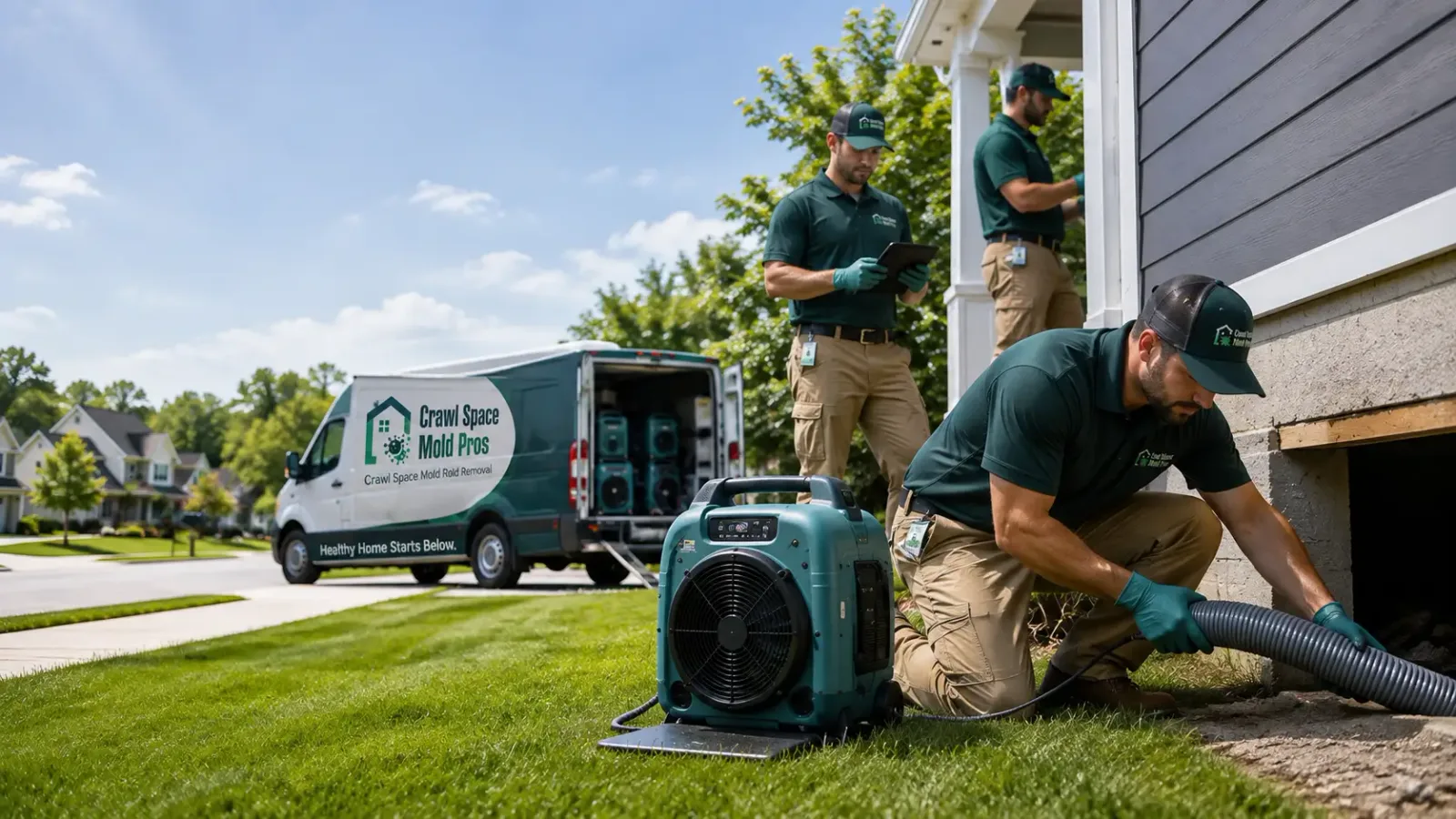 Crawl Space Mold Removal in Thurman, IA